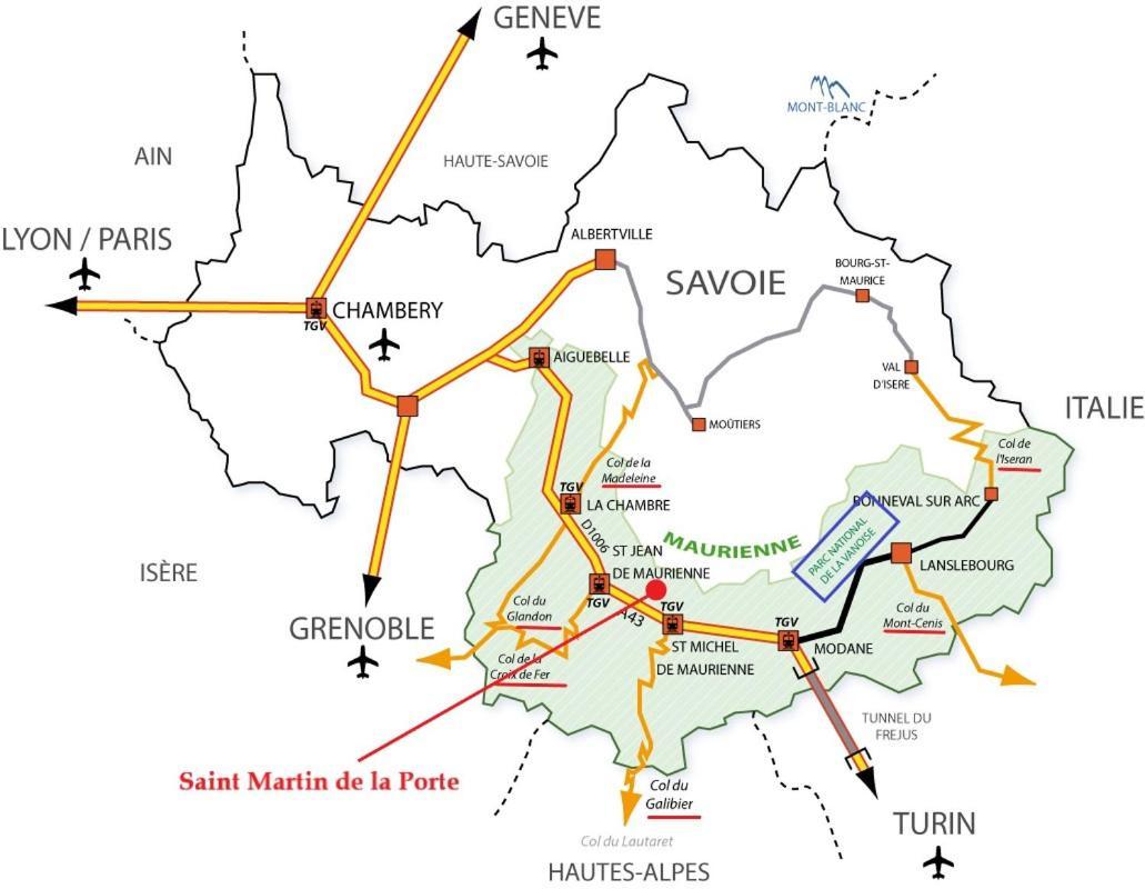 Gite Le Bec D'Aigle 2 Pers Saint-Martin-de-la-Porte Esterno foto